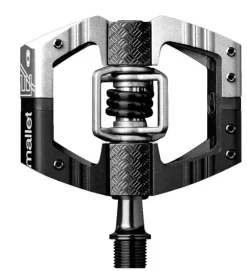CRANKBROTHERS Pedales Mallet E LS Plata / Negro
